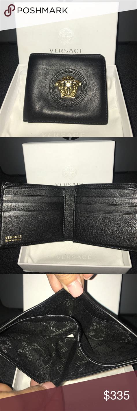 versace mens wallet|authentic Versace wallet.